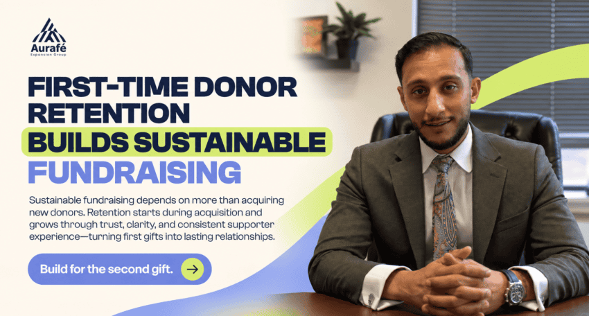 Aurafe Banner First Time Donor
